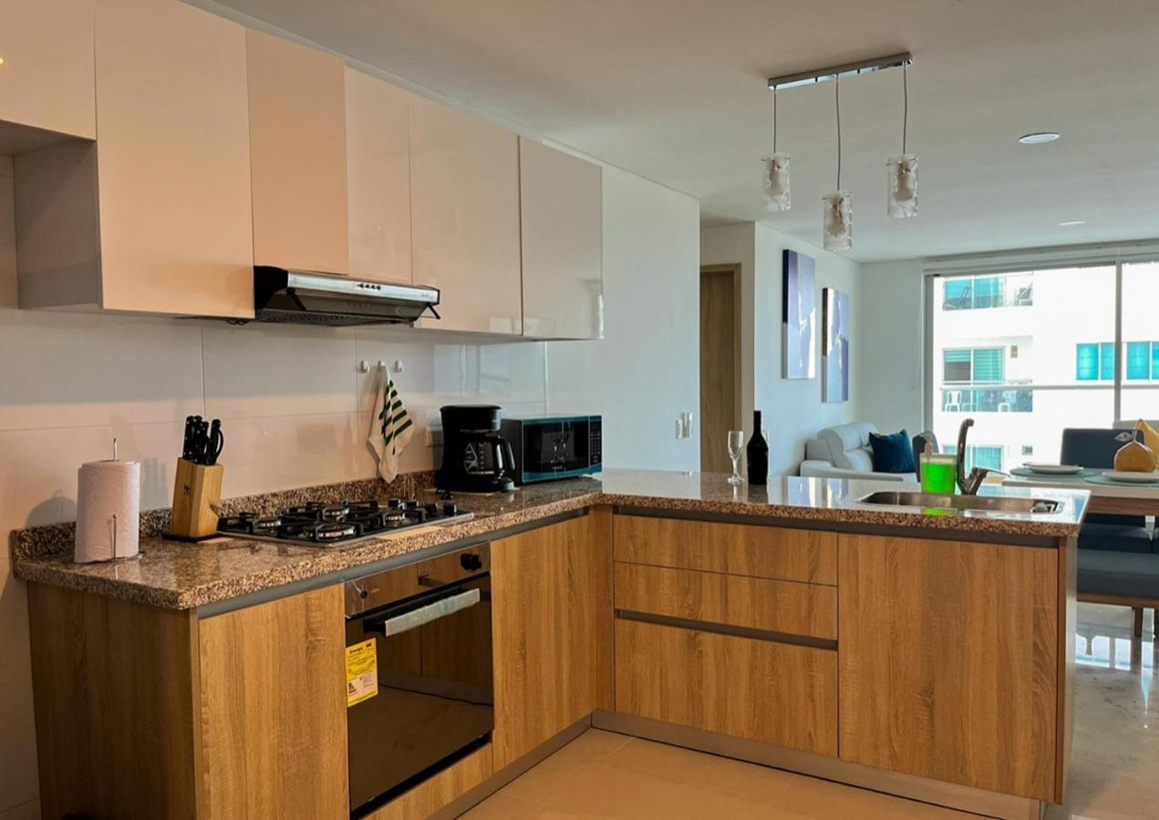 Exclusivo Apartamento Frente Al Mar En Cartagena Ngoại thất bức ảnh