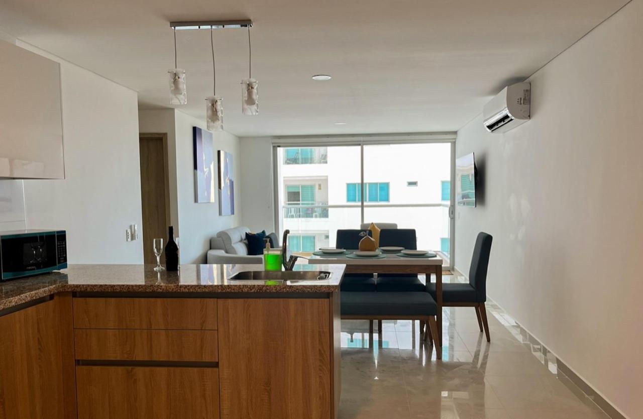 Exclusivo Apartamento Frente Al Mar En Cartagena Ngoại thất bức ảnh